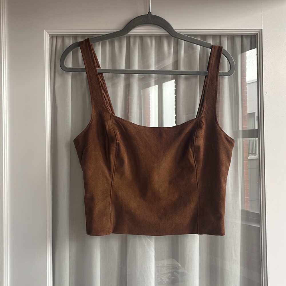 Abercrombie and Fitch brown tank NWT